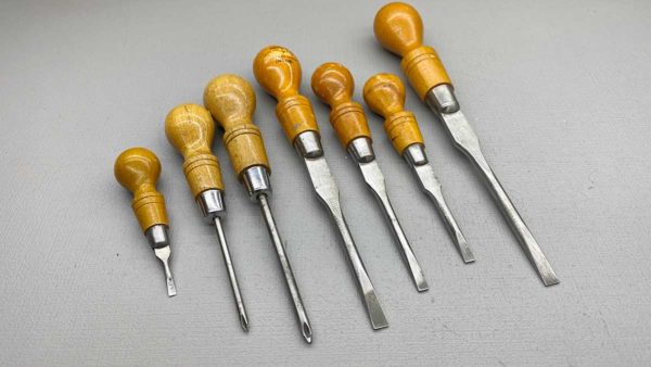 Cabinet Makers Screwdriver Set Seven In The Set