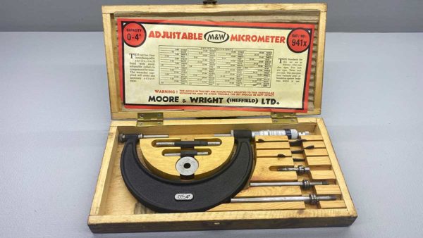 Moore & Wright No 941x Adjustable Micrometer