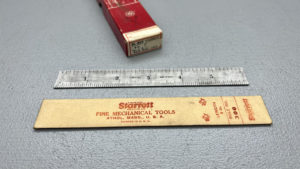 Starrett No 300 6" Rule USA Made In New Condition