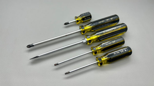 Stanley Screwdriver & Torx Set Of Five In Good Condition Torx 20 & 25