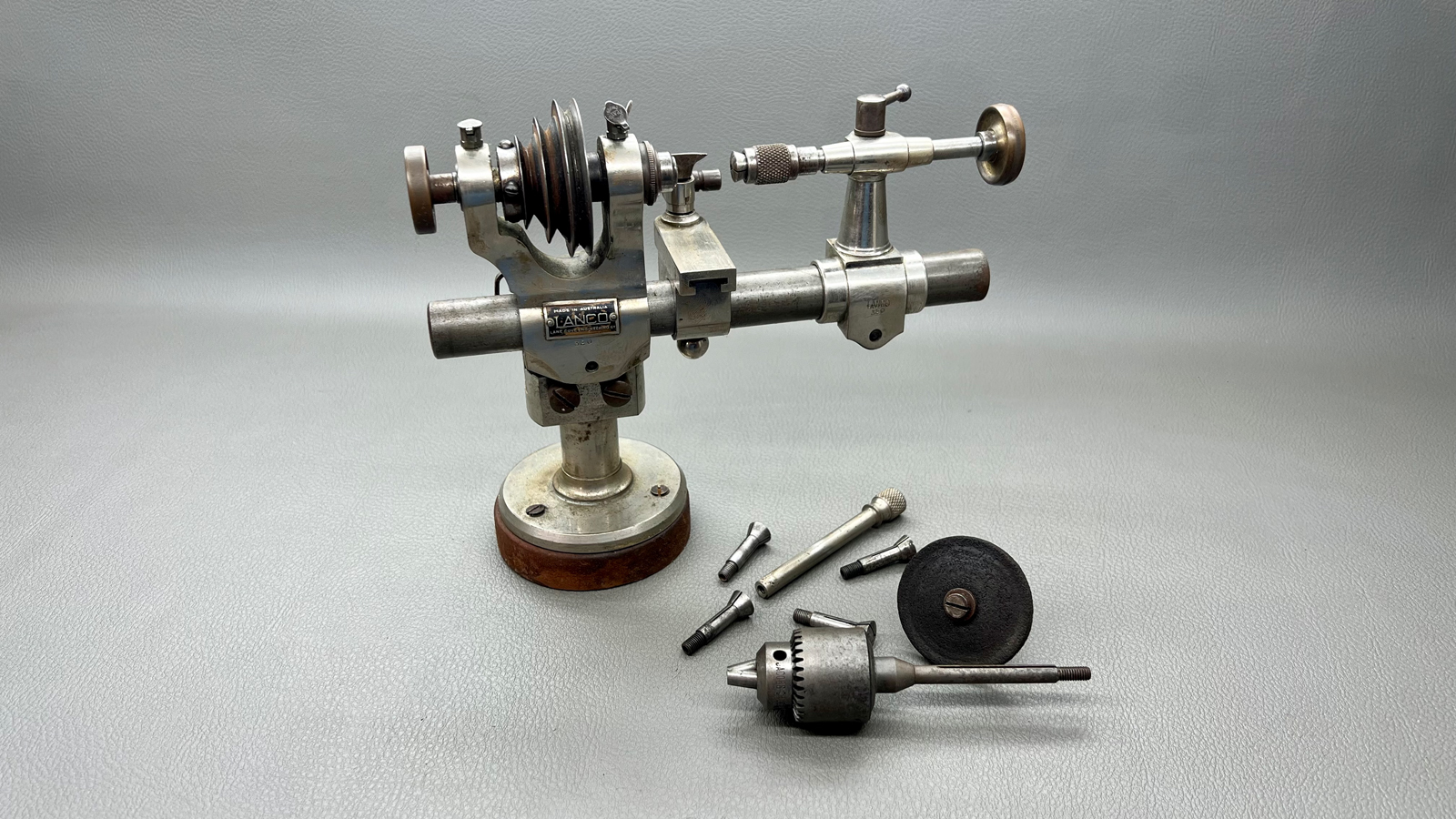 5794-385 Antique American Watch Tool Co. Watchmaker's Lathe with Wood  Enclosure « Gold International Machinery | The One Stop Shop for all of  your Machinery, Equipment, Tool & Die Needs
