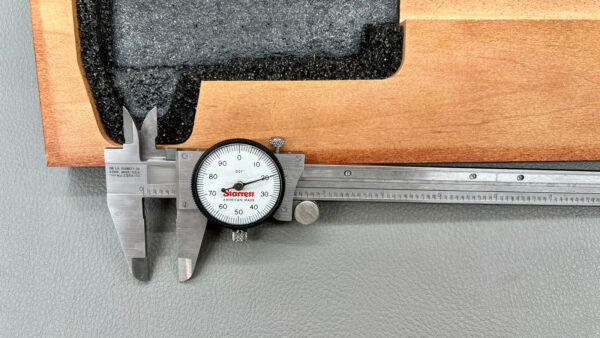 Starrett Dial Caliper No 120AZ-9 In Top Condition IOB