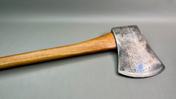 Axe Head & Handle 5 1/2" Edge 7 1/4" Deep Maker Worn In Great Condition Well Fitted New Handle 31" Long