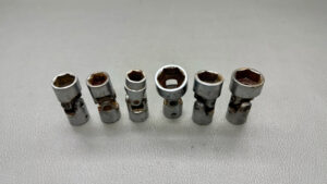 Mac By Snap On 3/8" Drive Swivel Sockets XU Series Sizes 3/4,11/16,5/8,9/16,7/16,1/2"